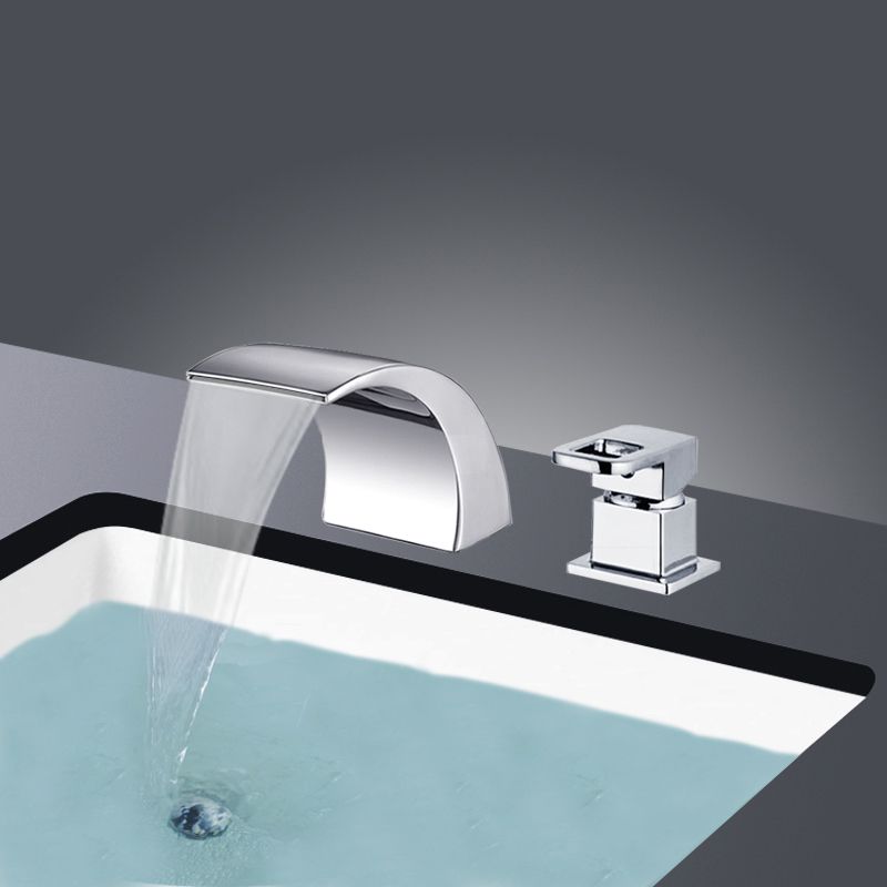 Avtoit | Modern Brass Roman Bathtub Faucet Waterfall Spout Bathtub Faucet