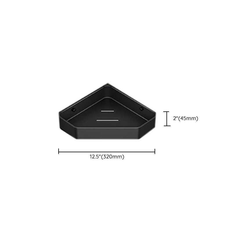 Avtoit | Modern Bathroom Set Matte Black Bathroom Shelf Towel Rack Bathroom Accessories Set