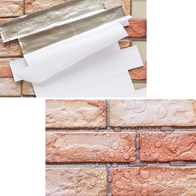 Avtoit | Modern 3D Brick Wall Panel Peel and Stick Waterproof Wall Covering