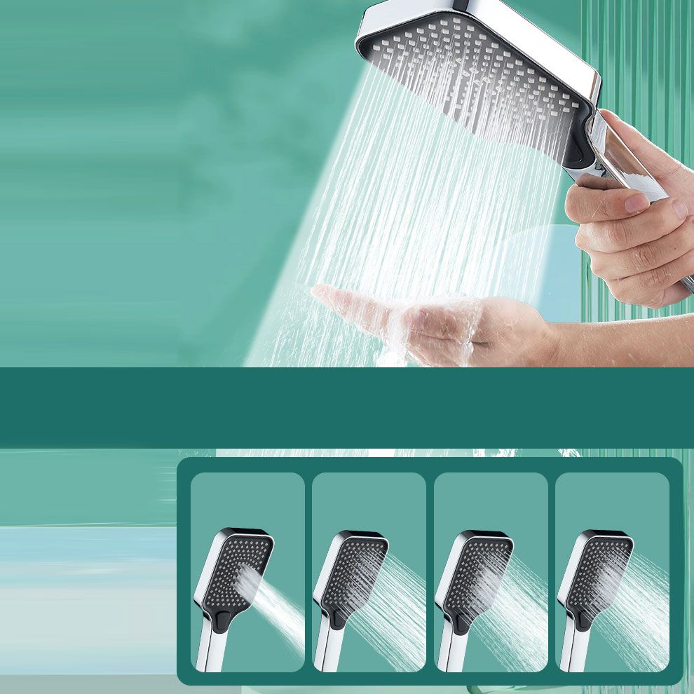 Avtoit | Rectangular Pressure Shower Head 4-Adjustable Water Flow Hand Shower