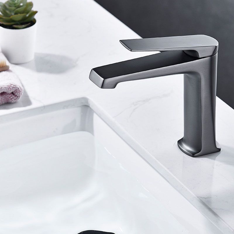Avtoit | Modern basin tap lever handle copper low arc basin tap