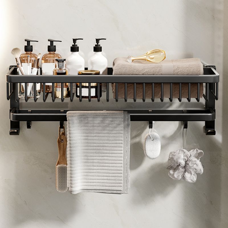 Avtoit | Modern Bathroom Accessories Set Black Bath Shelf Bath Accessories Set