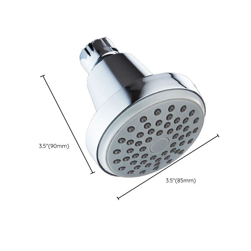 Avtoit | Round shower head made of stainless steel in silver wall-mounted shower head