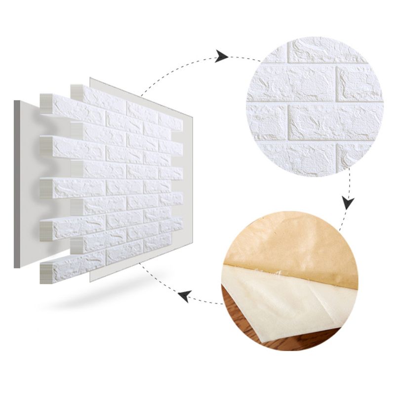 Avtoit | Modern Wall Tile PVC 3D Embossing Self-Adhesive Waterproof Interior Wall Panel