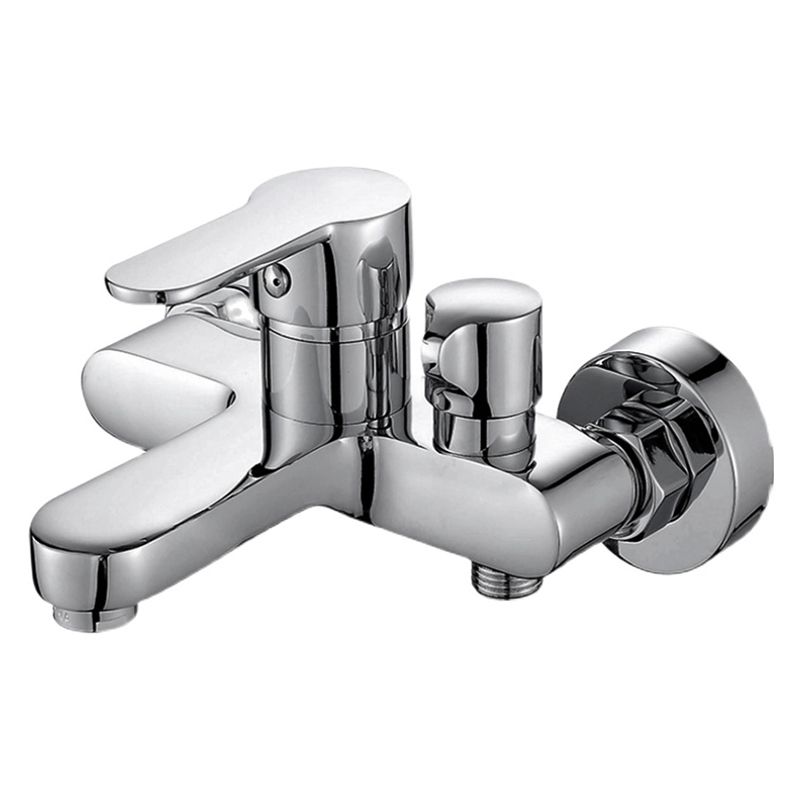 Avtoit | Single Lever Bath Mixer 2 Holes Wall Mounted Hand Shower Low Arc Tub Filler