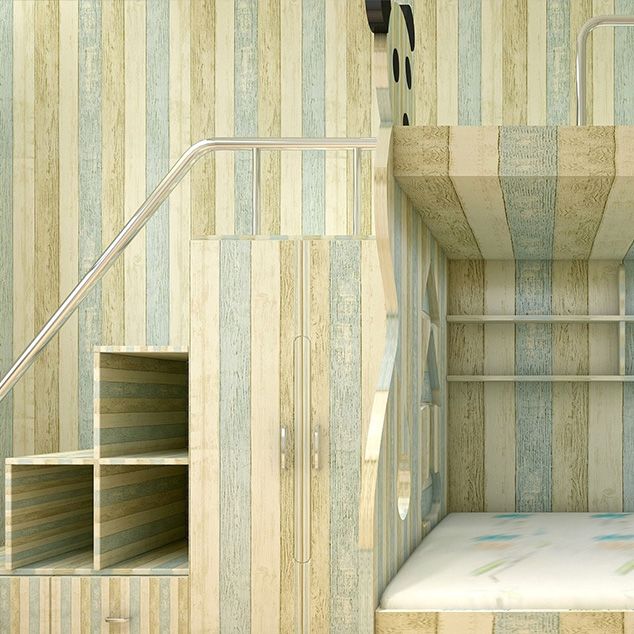 Avtoit | Modern Pearl Wainscoting PVC Wood Grain Wall Access Panel Peel and Stick Wall Tile