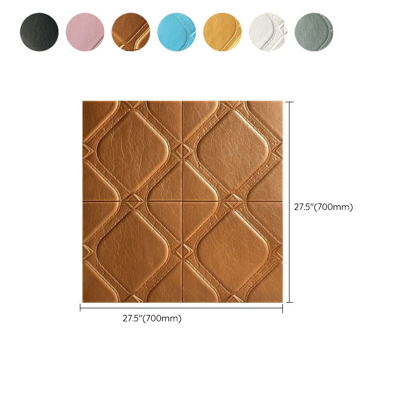 Avtoit | Modern Tin Backsplash Panel Smooth Styrofoam Wall Ceiling