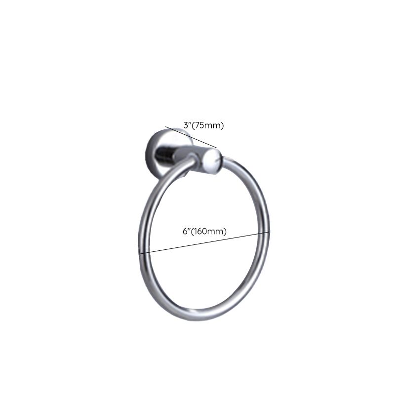 Avtoit | Modern Bathroom Set with Bathroom Shelf/Towel Bar Polished Chrome Bathroom Accessory Set