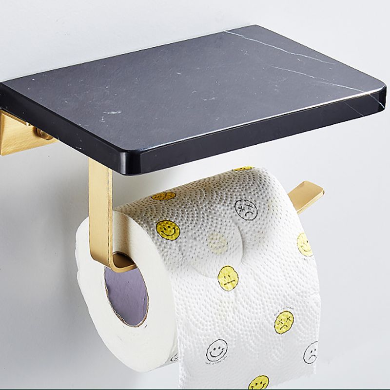 Avtoit | Metal and Marble Bathroom Minimalist Accessory as a Single Piece or in a Set in Gold