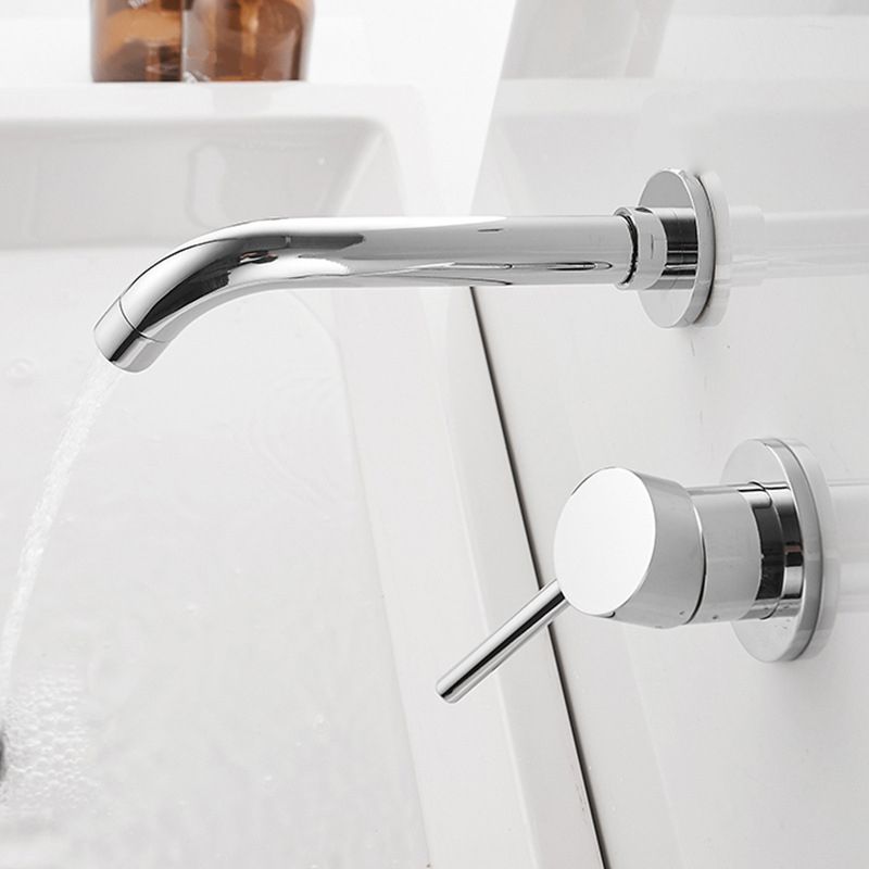 Avtoit | Wall-mounted faucet Glam Style sink bathroom faucet with lever handle