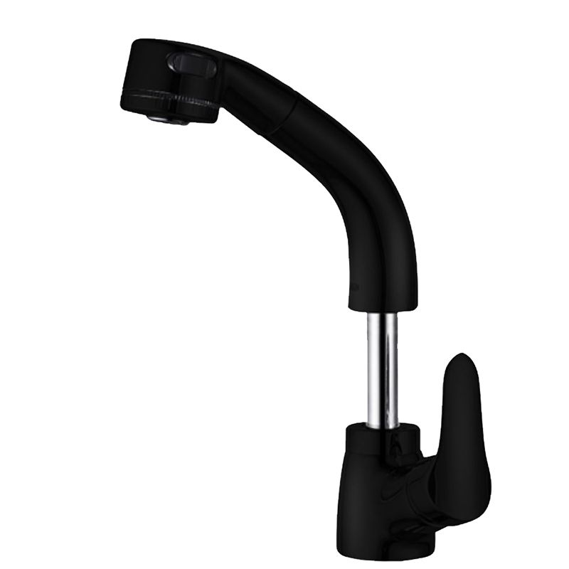 Avtoit | Vessel Sink Bathroom Faucet with Swiveling Spout Single Lever Faucet with Pull-Out Spray