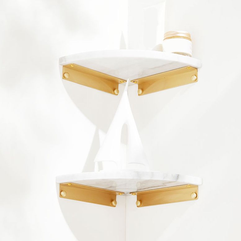 Avtoit | marble bathroom shelf brass bathroom accessory