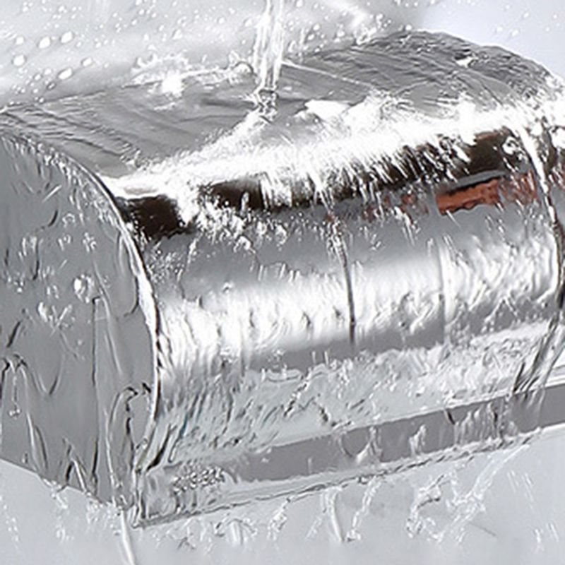 Avtoit | Classic Polished Chrome Bathroom Accessory Set Towel Holder/Paper Holder/Robe Hooks Included