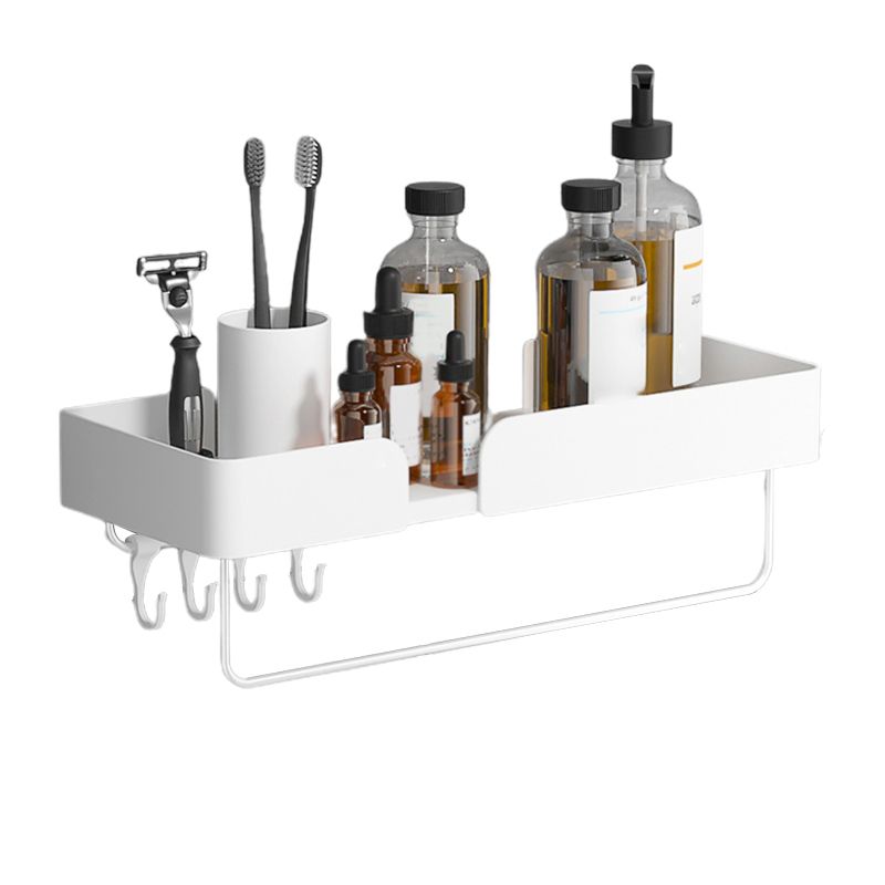 Avtoit | White Bathroom Set Modern 1/2/3 - Pieces Stainless Steel Bathroom Shelf
