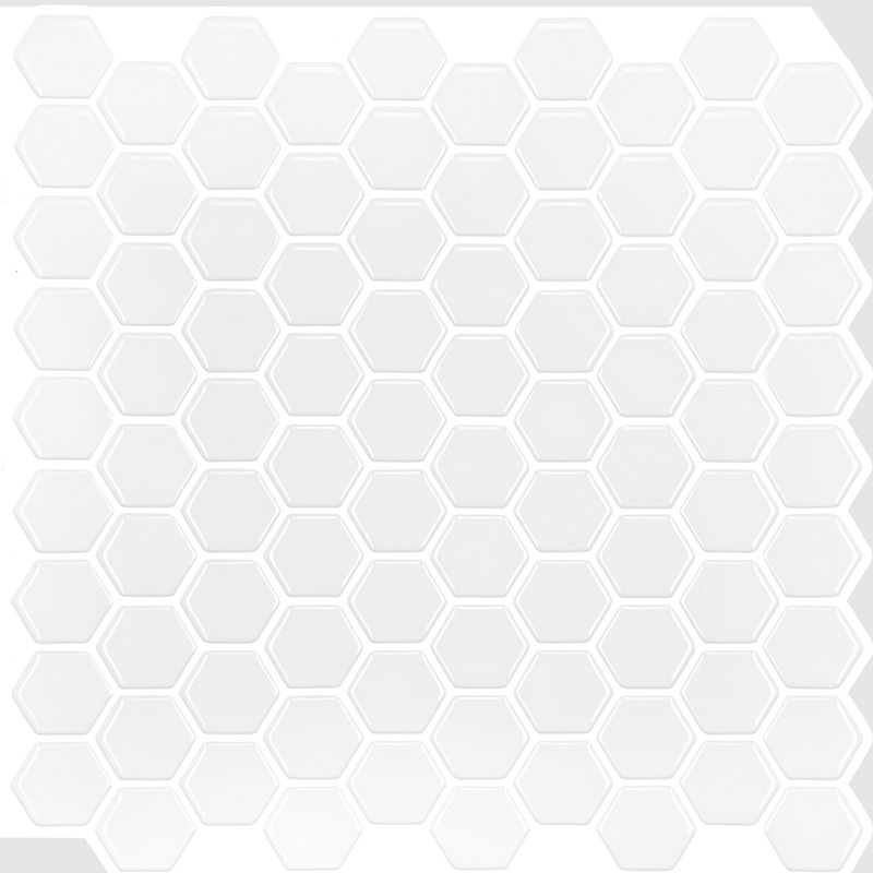 Avtoit | Polygon Metal Peel and Stick Back Wall Tile PVC Peel and Stick Tile for the Kitchen