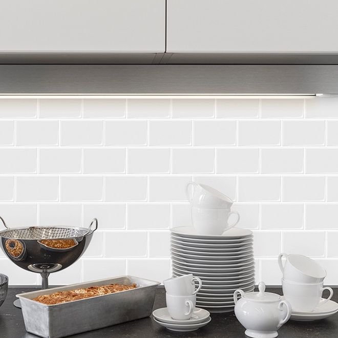 Avtoit | Modern Tile Peel & Stick PVC Rectangular Subway Tile Peel and Stick Wall Tile