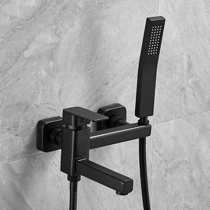 Avtoit | Wall-mounted metal bathtub faucet low arc swivel bathroom faucet