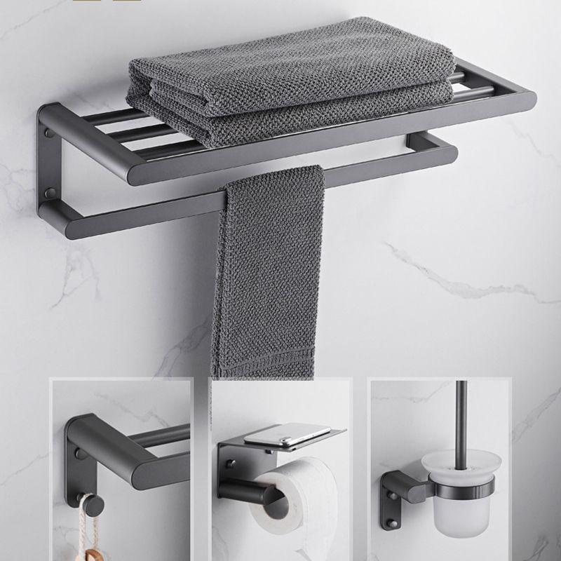 Avtoit | Modern Stainless Steel Towel Ring Bathroom Set Bathroom Shelf Bathroom Accessories Set