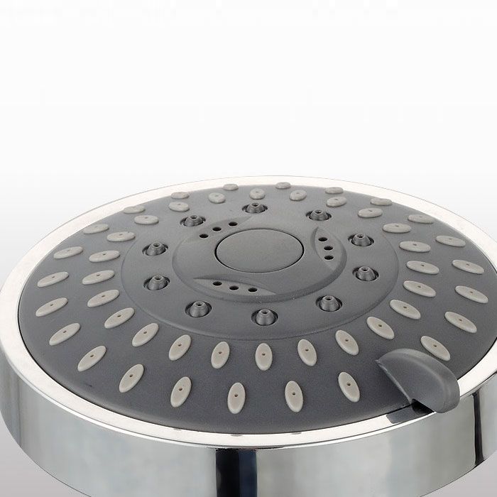 Avtoit | Modern Standard 5 Settings Shower Head Round Metal Adjustable Spray Pattern Shower Head
