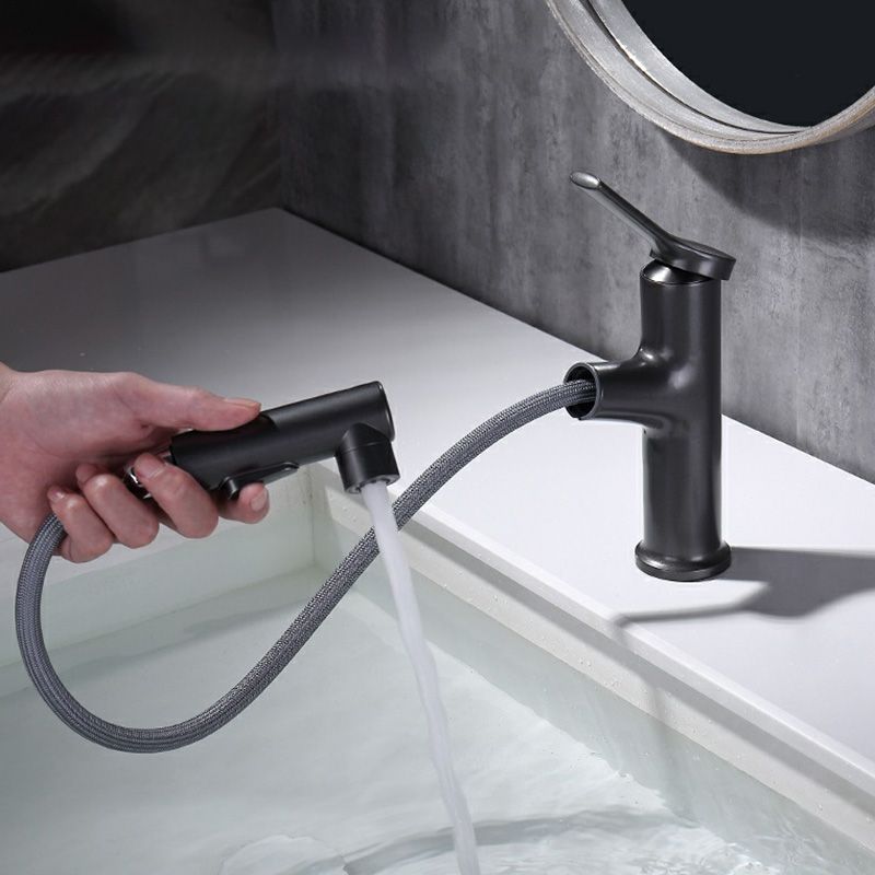 Avtoit | Contemporary Sink Faucet Plian Low Arc Center-Set Bathroom Faucet