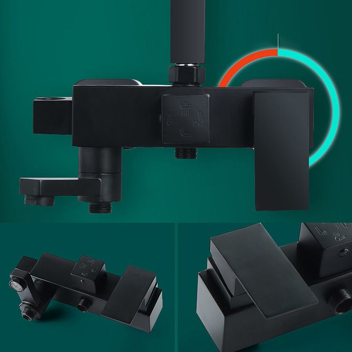 Avtoit | Adjustable Spray Sample Shower Combination Metal Shower Fitting Arm Shower Head with Slip Bar
