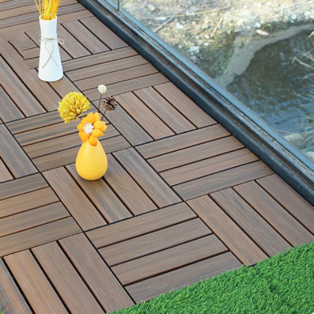 Avtoit | Deck Plank drilled hardwood tiles exterior flooring