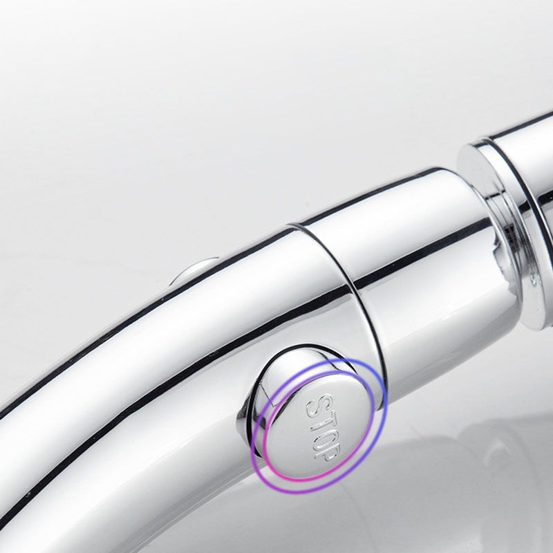Avtoit | Contemporary Shower Combination Hand Shower Plastic Wall Mount Round Shower Head Combination