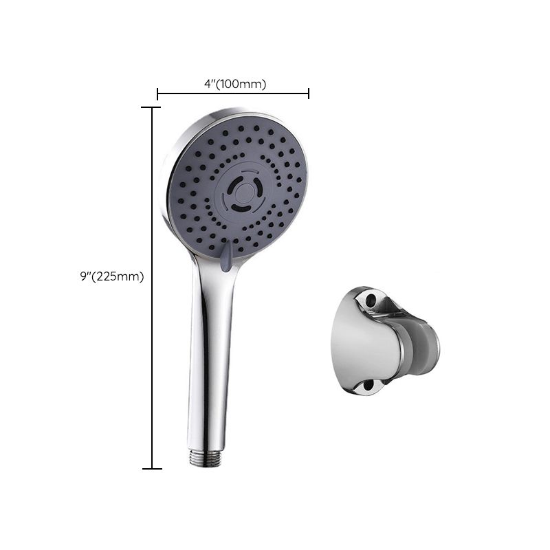 Avtoit | Modern Plastic Shower Head Round Handheld Shower Head with Adjustable Water Flow