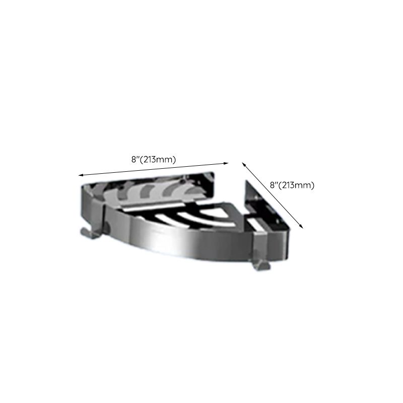 Avtoit | Contemporary bathroom accessory set made of aluminum with towel holder/bath shelf