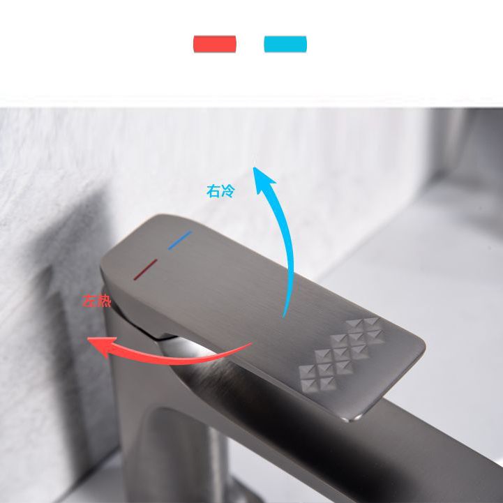 Avtoit | Modern Vessel Sink Faucet Copper Lever Handle Low Arc Vessel Faucet for the Bathroom