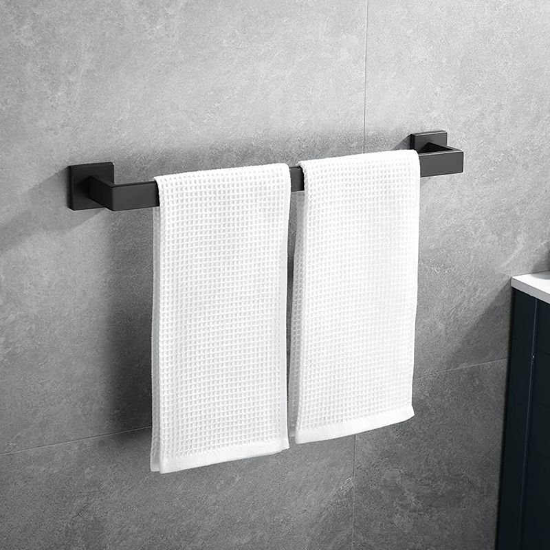 Avtoit | 7-piece bathroom accessory set made of stainless steel with paper holder/robe hook/towel ring bar