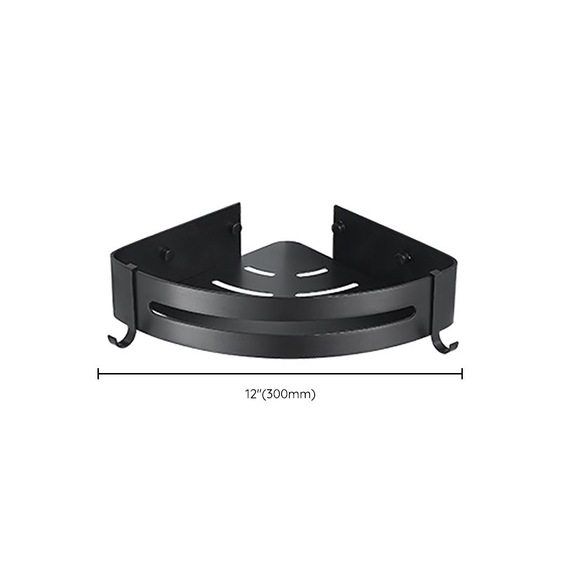 Avtoit | Modern Classic Bathroom Hardware Set Matte Black Bathrobe/Towel Bar & Bathroom Shelf