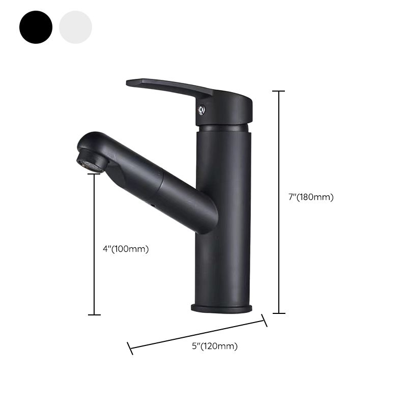Avtoit | Contemporary Vessel Faucet Pull-Down Faucet with Single Handle
