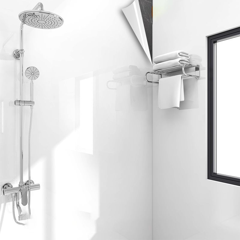 Avtoit | Modern Peel and Stick Splash Guard Wall Tile PVC Wallpaper for Shower