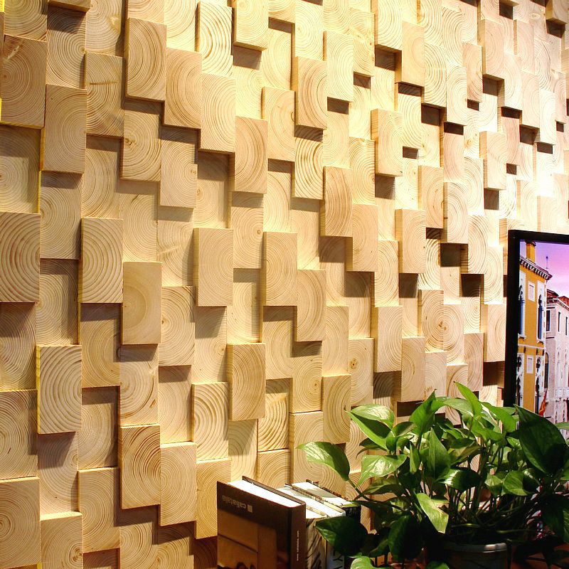 Avtoit | Wall-Ceiling Light Wood Gluing Mosaic Indoor Modern Wall Ceiling