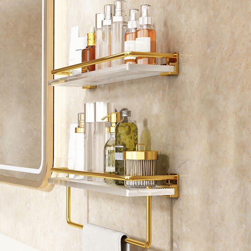 Avtoit | Modern Silver/Gold Bathroom Hardware Set Bathroom Shelf Bathroom Set