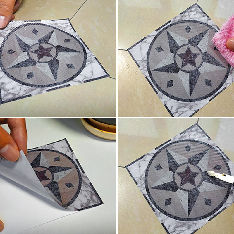 Avtoit | Modern Vinyl Plank Flooring Peel and Stick Ceramic Print PVC Flooring