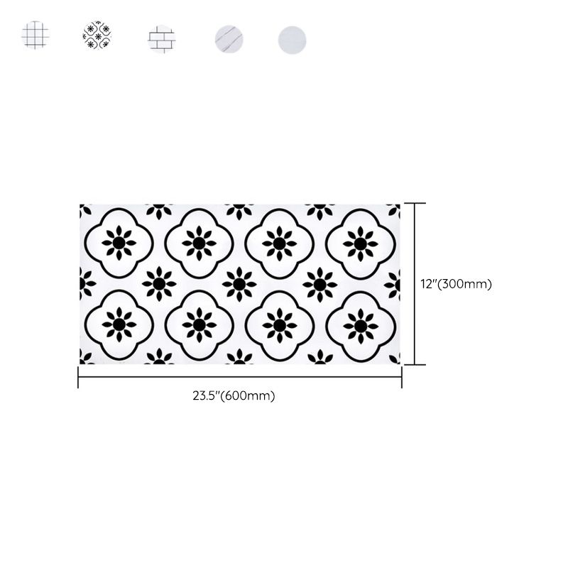 Avtoit | Field Tile Peel and Stick Back Plate Plastic Peel and Stick Back Plate with Waterproof