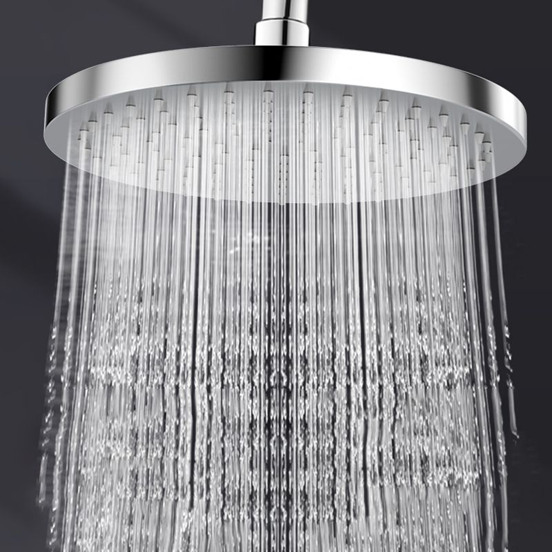 Avtoit | Metal Shower Combo Contemporary Fixed Shower Head with Round and Rectangular Shape