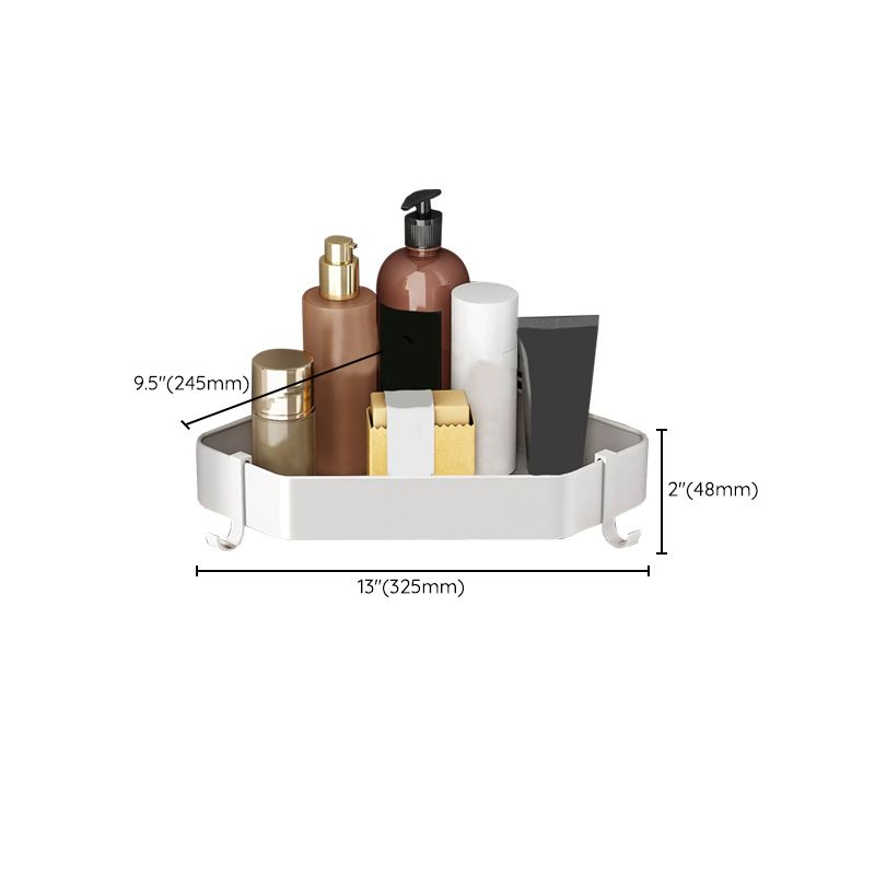 Avtoit | Modern White Bathroom Hardware Set Towel Rack Bath Shelf Bathroom Hardware Set