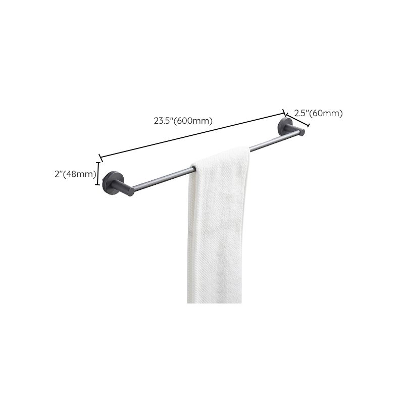 Avtoit | Traditional Gray Brass Bathroom Hardware Set Towel Bar Bathroom Hardware Set