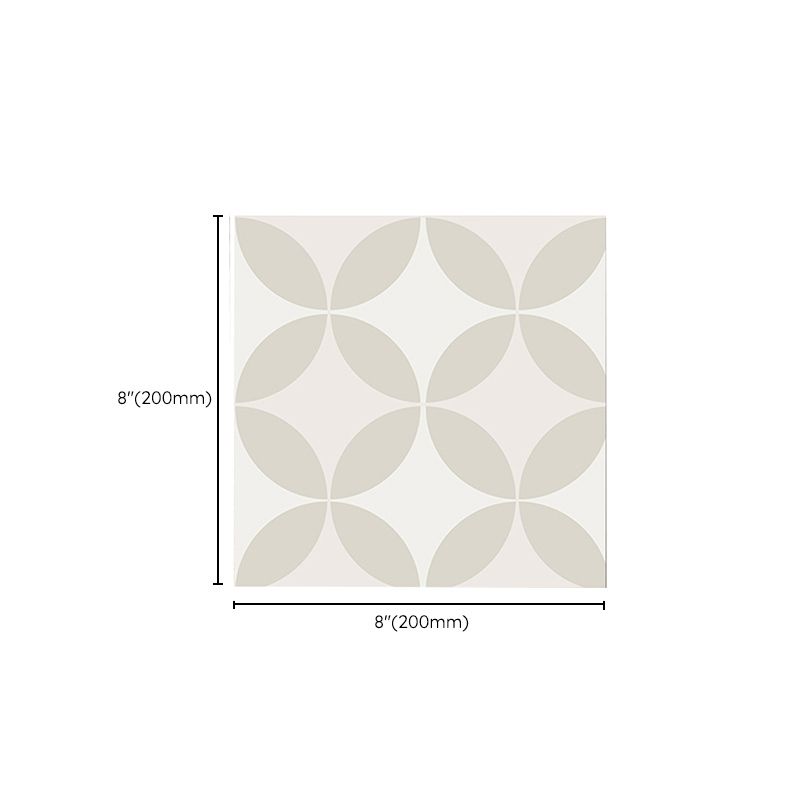 Avtoit | Square Interior Vinyl Floor Peel and Stick Coin Hole Graphic Waterproof Vinyl Floor