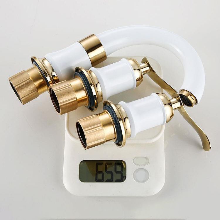 Avtoit | Modern Vessel Faucet Metal Lever Handles Low Arc Vessel Faucet for Home
