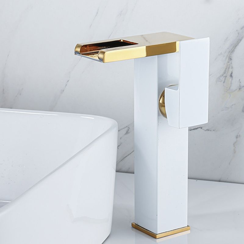 Avtoit | Contemporary Sink Faucet Solid Color Low Arc Bathroom Sink Faucet