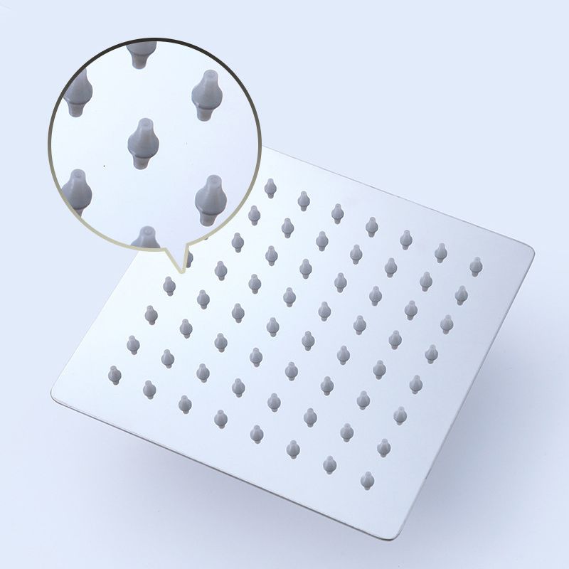 Avtoit | Square Stainless Steel Showerhead in Silver 6-Inch Fixed Showerhead