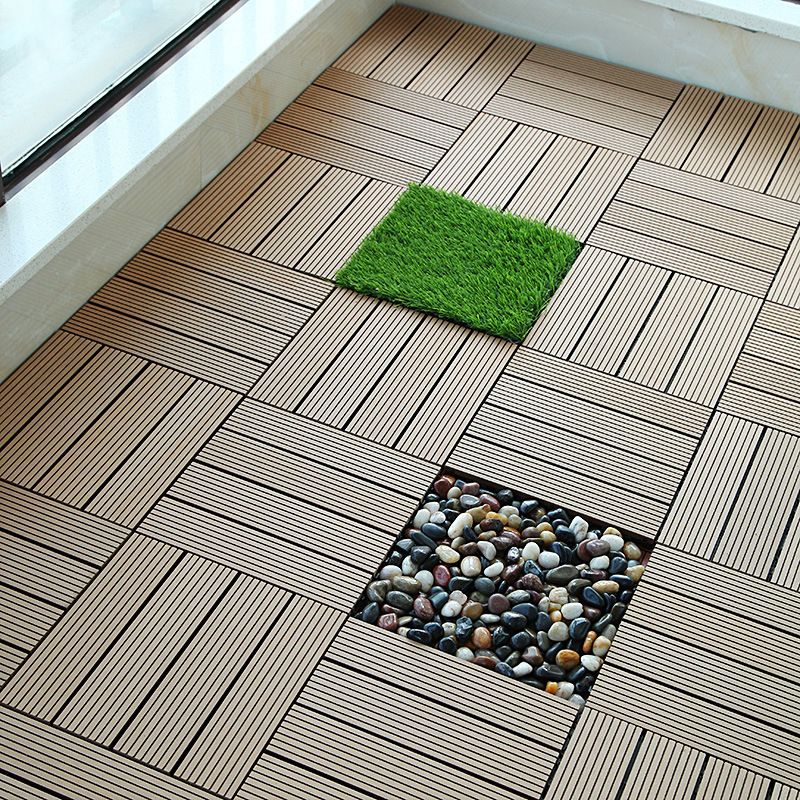 Avtoit | Rectangular constructed tiles water-resistant parquet flooring for balcony