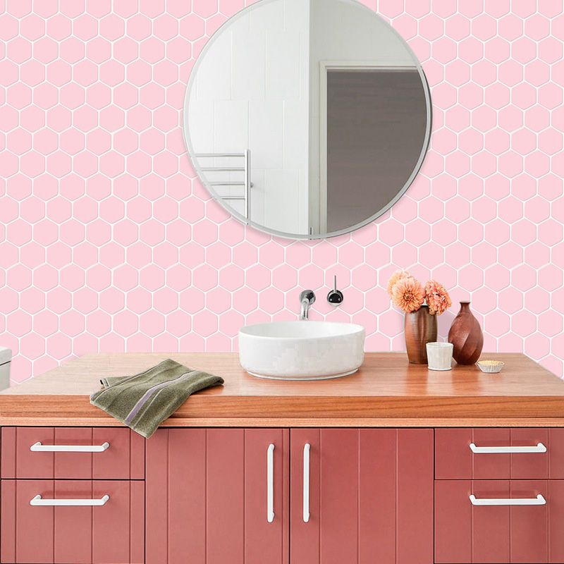 Avtoit | Self-adhesive tiles Solid Color Hexagonal Scratch-resistant Self-adhesive tiles
