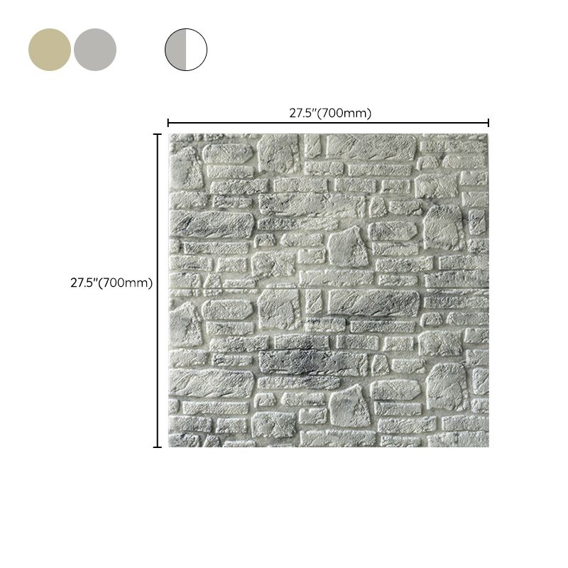 Avtoit | 3D Artificial Stone Wall Panel Modern Style Living Room Wall Panel (10-Pack)