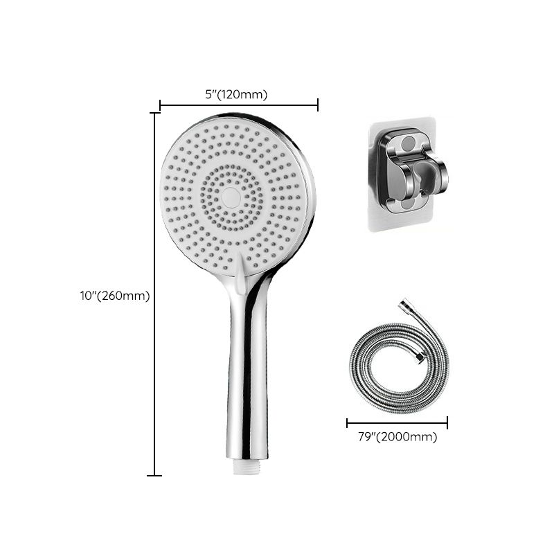 Avtoit | Round Shower Head Plastic Handheld Shower with Adjustable Spray Pattern