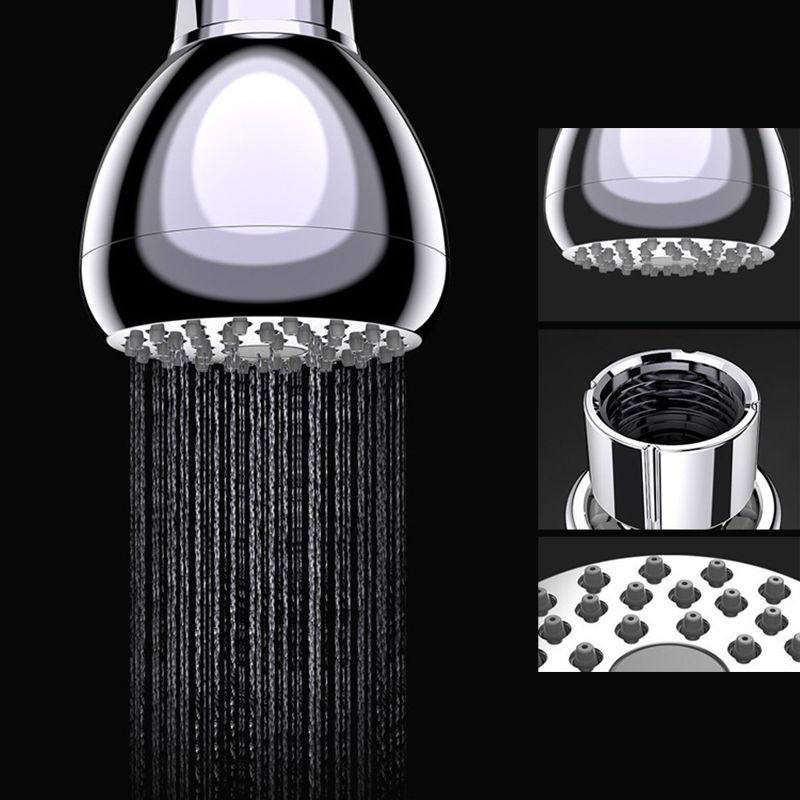 Avtoit | Silver Round Shower Head Standard Spray Pattern Wall Mounted Shower Head